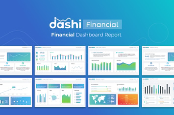 dashi - Financial Dashboard powerpoint template