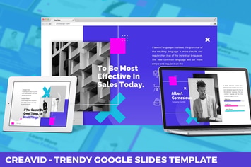 Creavid - Trendy Google Slides Template