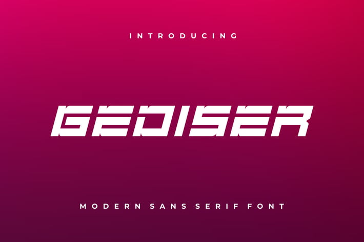 Gediser Font