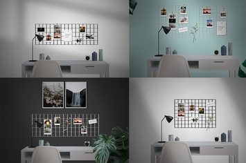 Minimalist Polaroid Mockup Pack 3