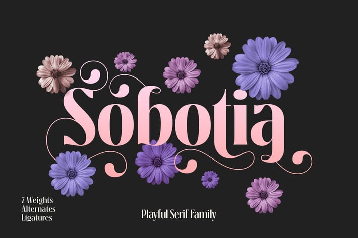 Sobotia - Playful serif family