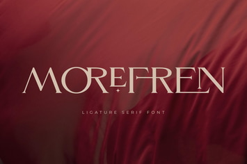 Morefren - Serif Ligature Font