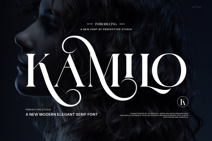 Kamilo Ligature Serif Font