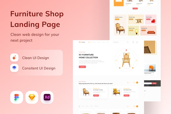 Furniture Shop Landing Page