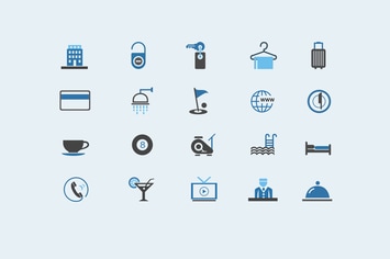 20 Hotel Icons