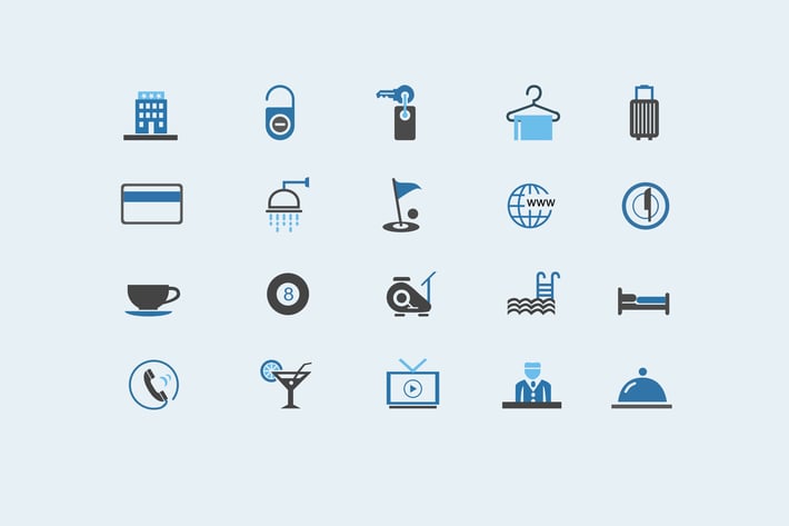 20 Hotel Icons