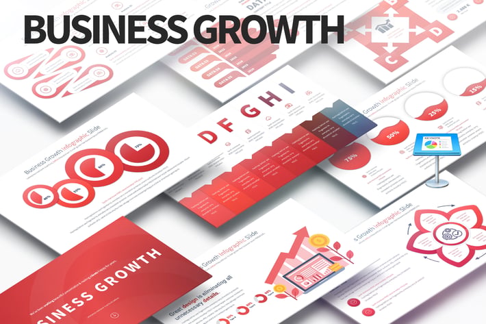 Business Growth - Keynote Infographics Slides