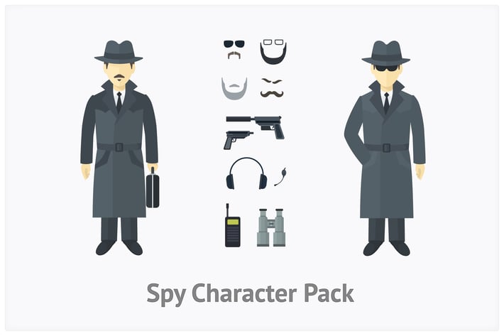 Spy Character Set