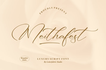 Meithafest Luxury Script Font