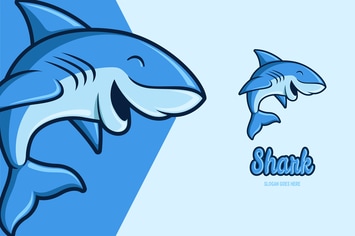 Shark - Mascot Logo