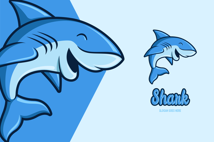 Shark - Mascot Logo