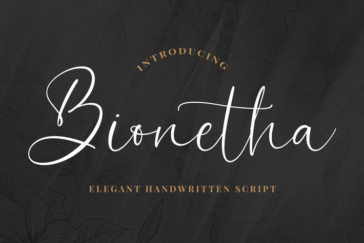 Bionetha - Elegant Script