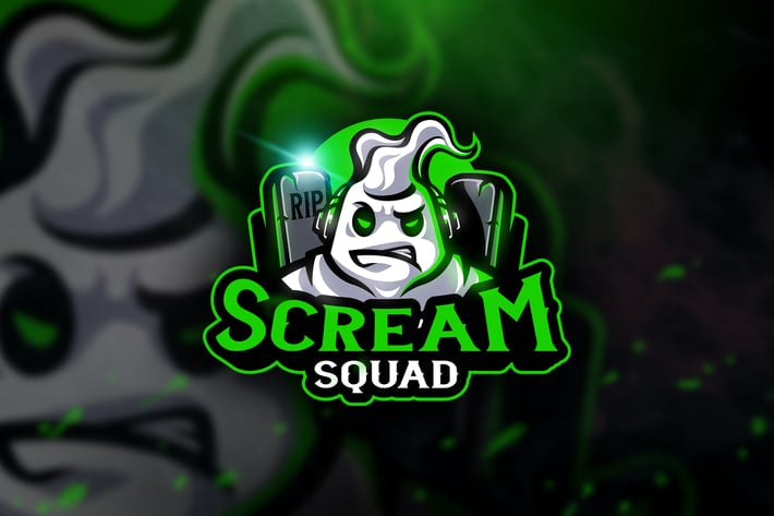 Scream Squad - Mascot & Esport Logo