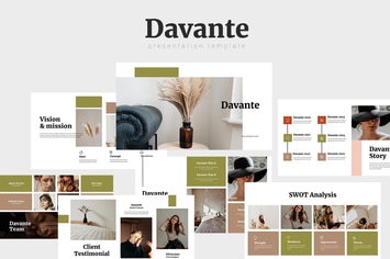 Davante - Minimalist Keynote Template 