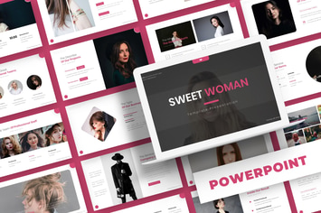 Sweet Woman - Powerpoint Template