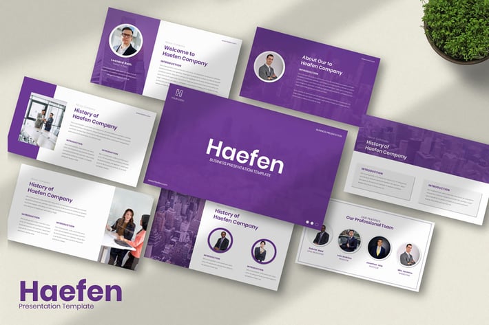 Haefen Busines Keynote Template