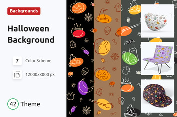 Halloween Seamless Pattern