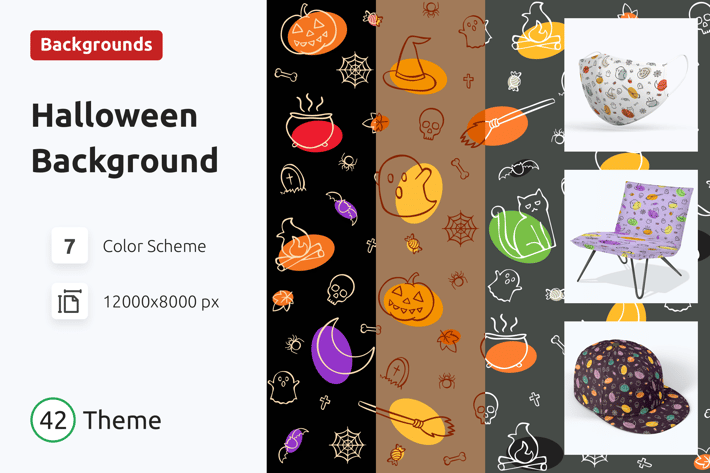 Halloween Seamless Pattern