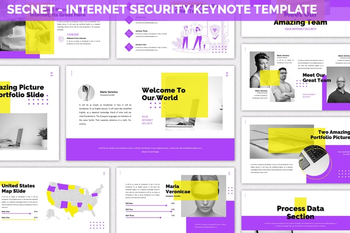 Secnet - Internet Security Keynote Template