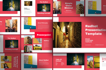 Redhot - Presentation Design Template Powerpoint