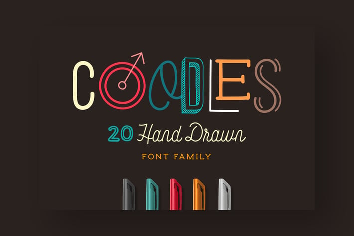 Coodles Hand Drawn Font Family