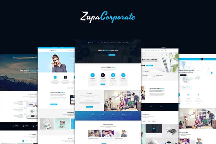 ZupaCorporate – Business and Corporate PSD