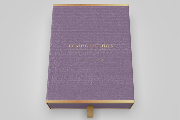 Rectangular Cardboard Box Mockup