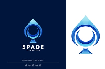 Spade Gradient Logo