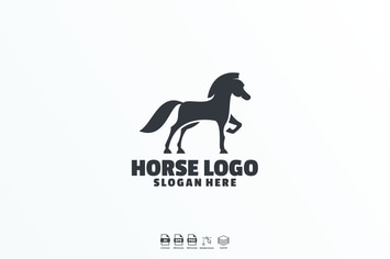 Horse logo template