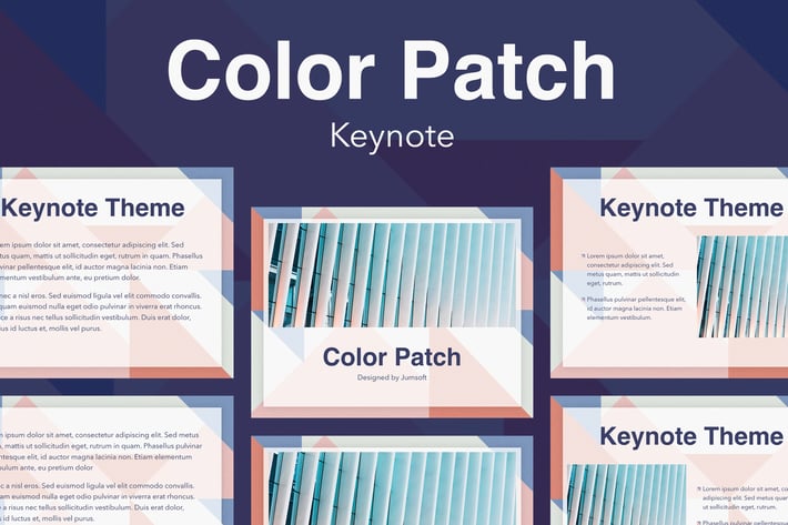 Color Patch Keynote Template