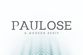 Paulose Modern Serif Font Family