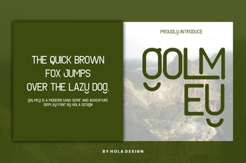 Golmey Font