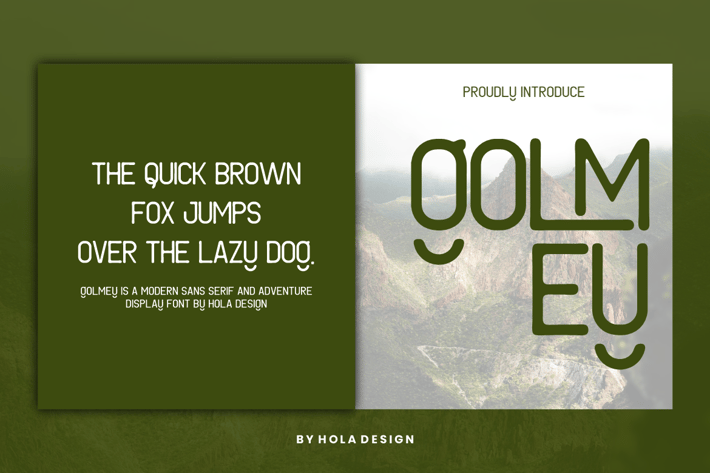 Golmey Font