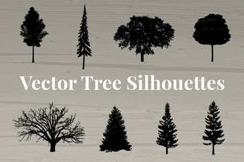 Vector Tree Silhouettes