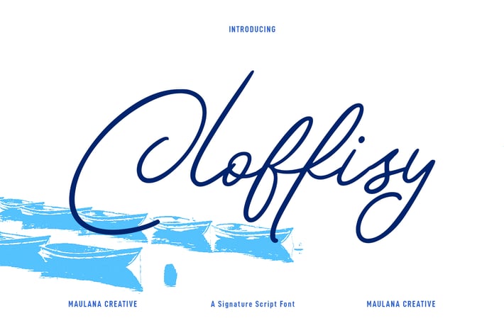 Cloffisy Signature Script Font