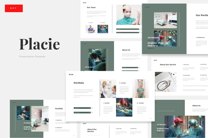 Placie - Medical Surgery Powerpoint Template