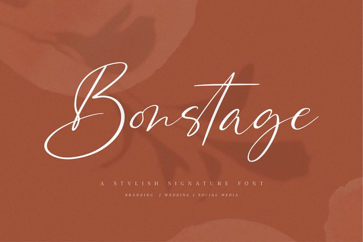 Bonstage - Modern Signature Font