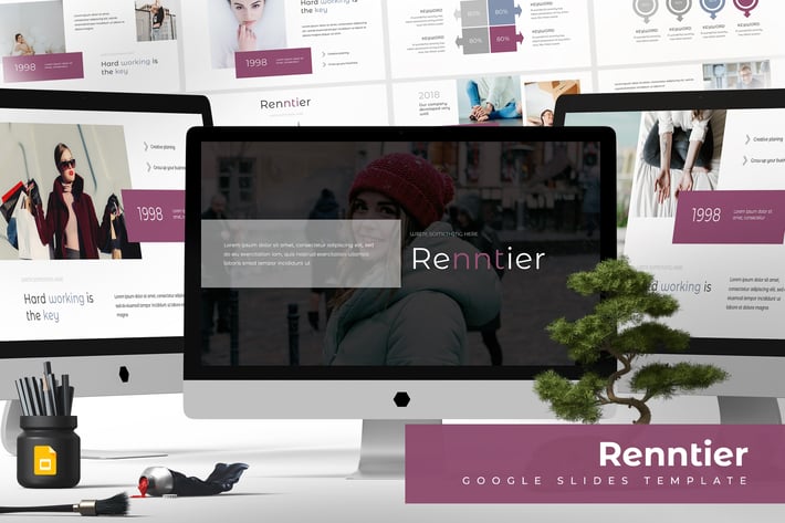 Renntier - Google slide Template