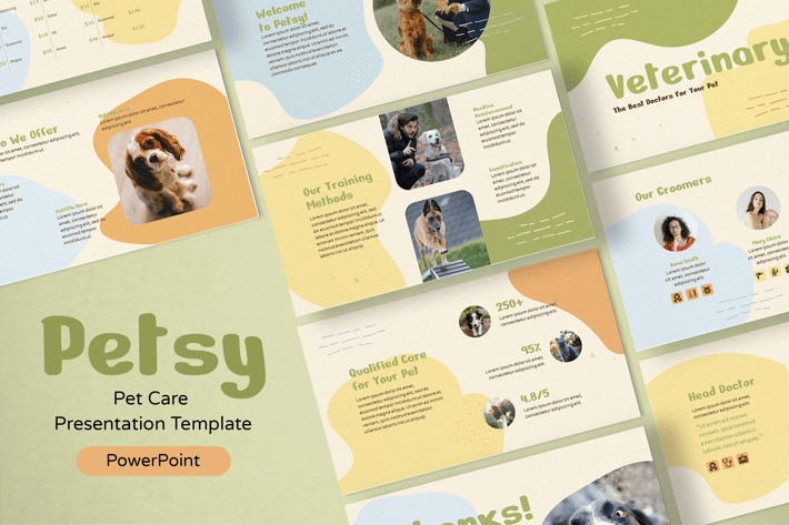 Pet Care Presentation PowerPoint Template