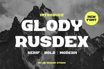Glody Rusdex - Free Font