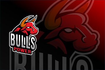 Bulls Power Esport Logo Template