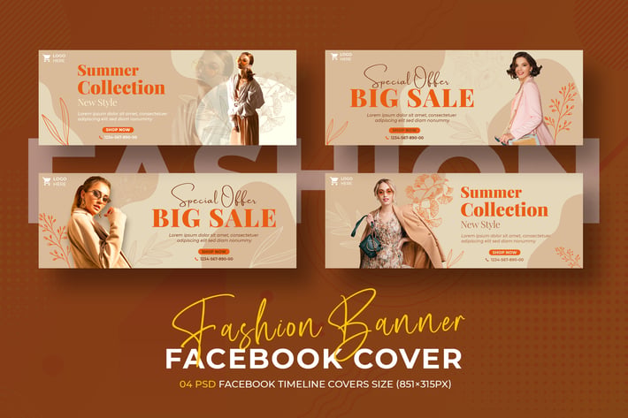 Fashion Facebook Cover Template