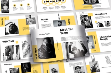 REAL MEN - Fashion Keynote Template