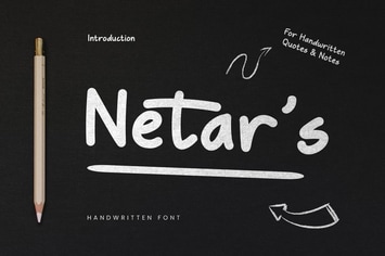 Netars - Handwritten Font