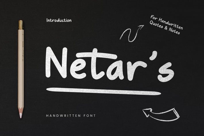 Netars - Handwritten Font