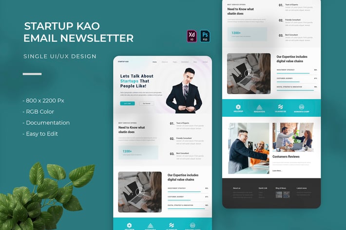 Startup Kao | Email Newsletter