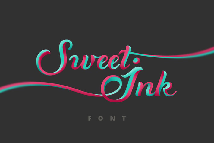 Sweet Ink Font Calligraphy