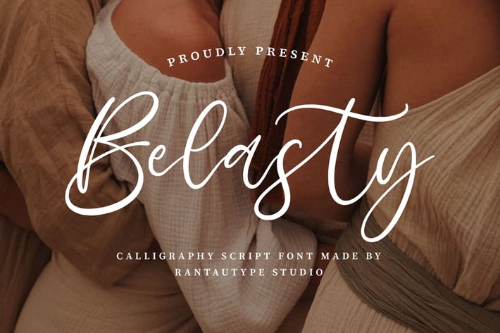 Belasty Calligraphy Script Font