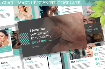 Glad - MakeUp Keynote Template