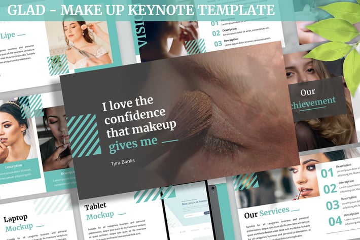 Glad - MakeUp Keynote Template